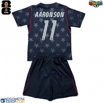 Otroški Nogometni dresi Združene države Brenden Aaronson #11 Gostujoči SP 2026 Kratek Rokav (+ Kratke hlače)